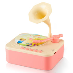 DANGKAEN Dreamy Pink gramophone toy inviting toddlers to explore music and storytelling