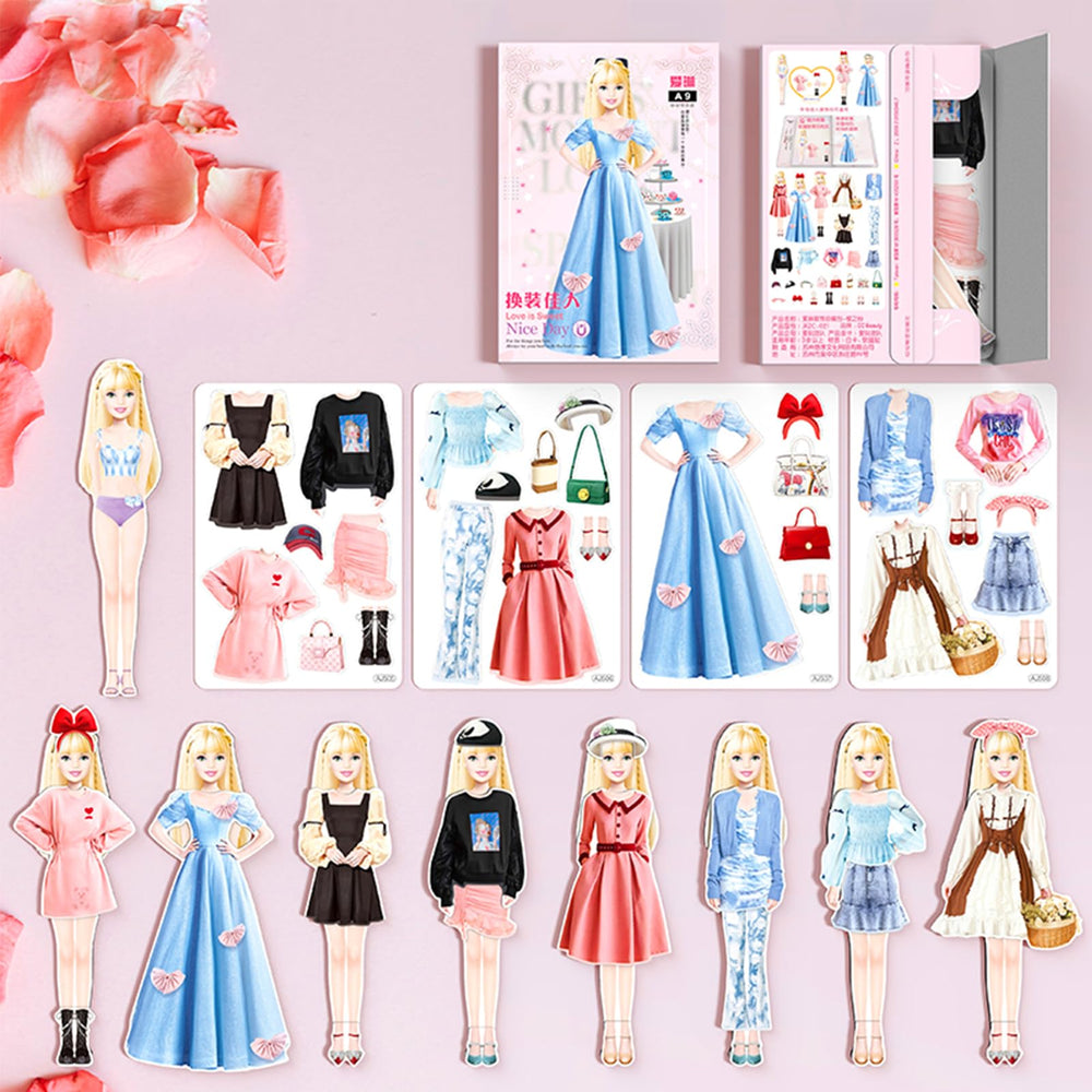 Daniel Axel magnetic princess dress doll for imaginative fashion play