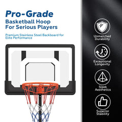 Danrelax pool basketball hoop ball included for instant play