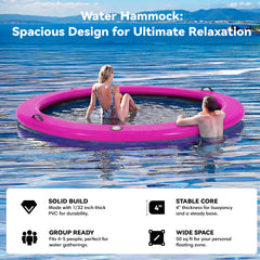 Danrelax quick inflate pump speeds setup on water float