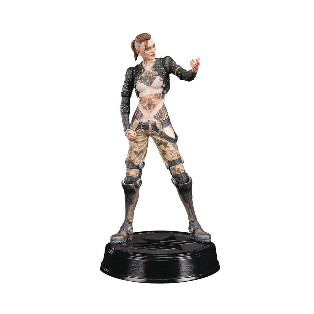Dark Horse Deluxe Mass Effect Jack figure front view; detailed likeness for shelf display.