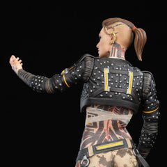 Dark Horse Deluxe Mass Effect Jack figure side view; dynamic pose for display.