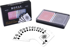 DA VINCI Royal Poker plastic cards, waterproof and washable for outdoor play.