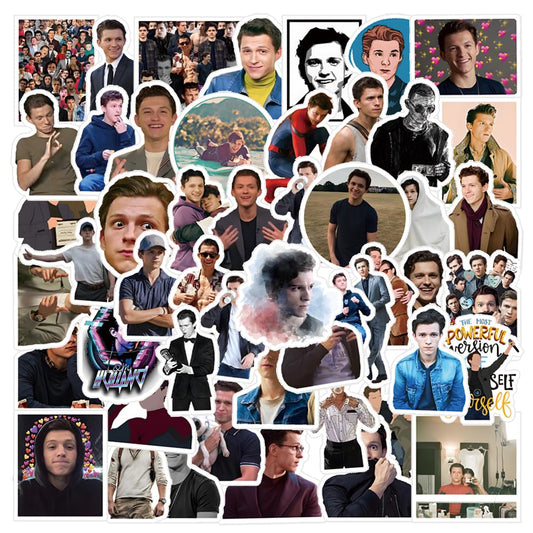 DAWINRK Tom Holland stickers on water bottle for vibrant daily decor