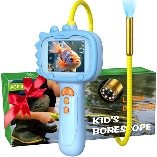 Daxiongmao borescope camera blue live feed for real-time exploration.