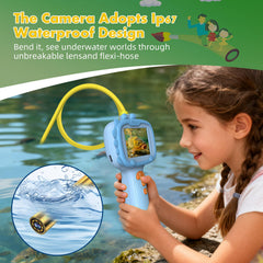 2.6ft flexible tube helps inspect tight tree crevices and nests.
