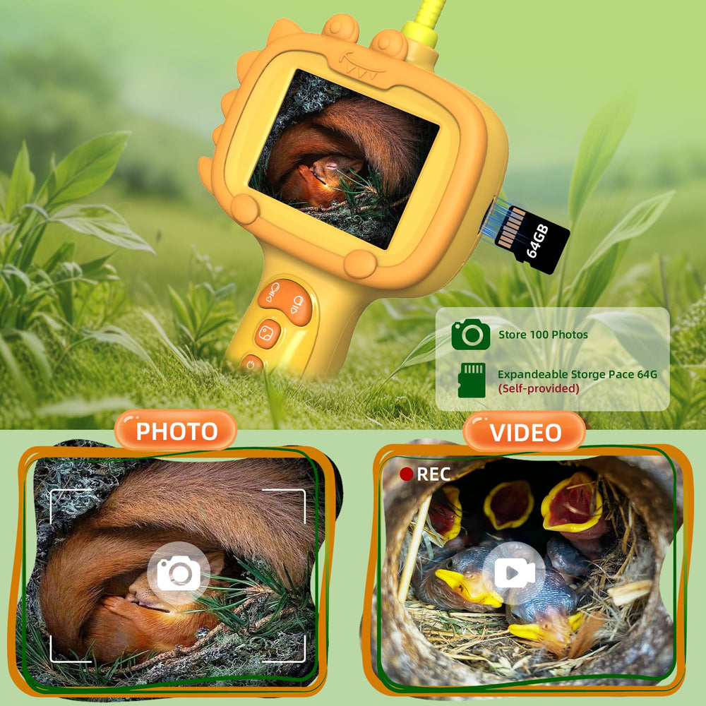Daxiongmao IP67 waterproof borescope enables aquatic exploration such as ponds.