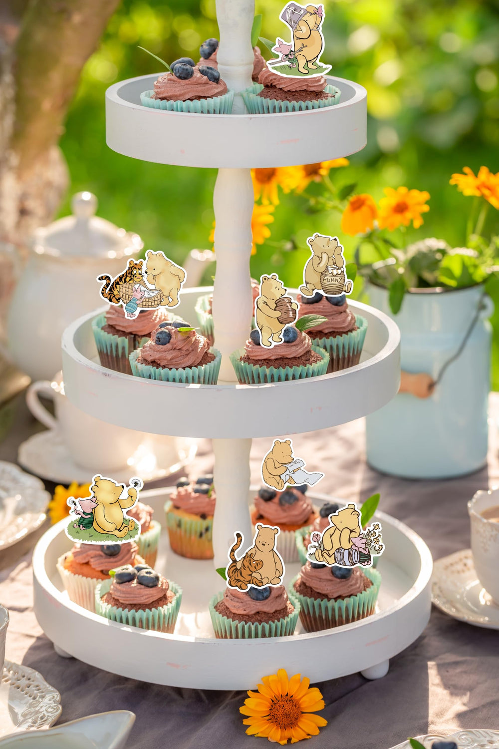 DAYIMG Winnie first birthday toppers create adorable cake accents