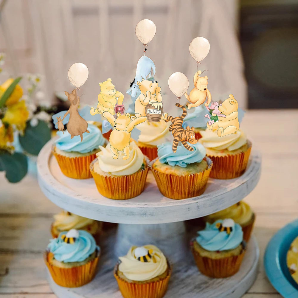 DAYIMG Winnie birthday cake toppers add adorable party accents
