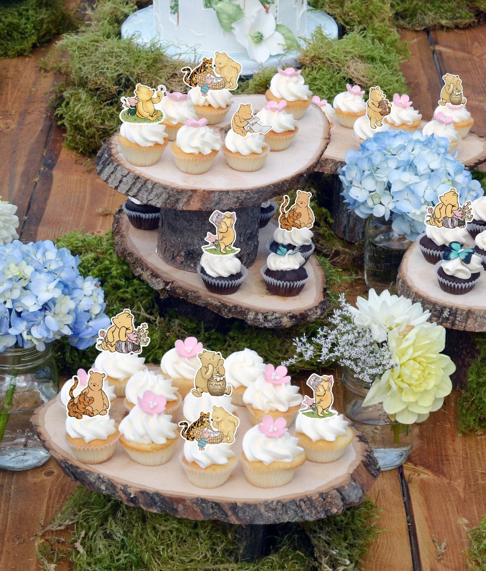 DAYIMG Winnie and friends toppers suit cupcakes and treats nicely