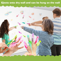 DBPBToU colorful dinos and cards creating fun valentines moments for kids.