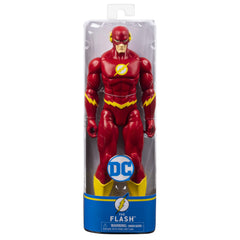 DC Comics The Flash 12-Inch Action Figure packaging highlights eye-catching branding