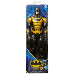 Batman action figure with detailed cloth cape for authentic comic styling.