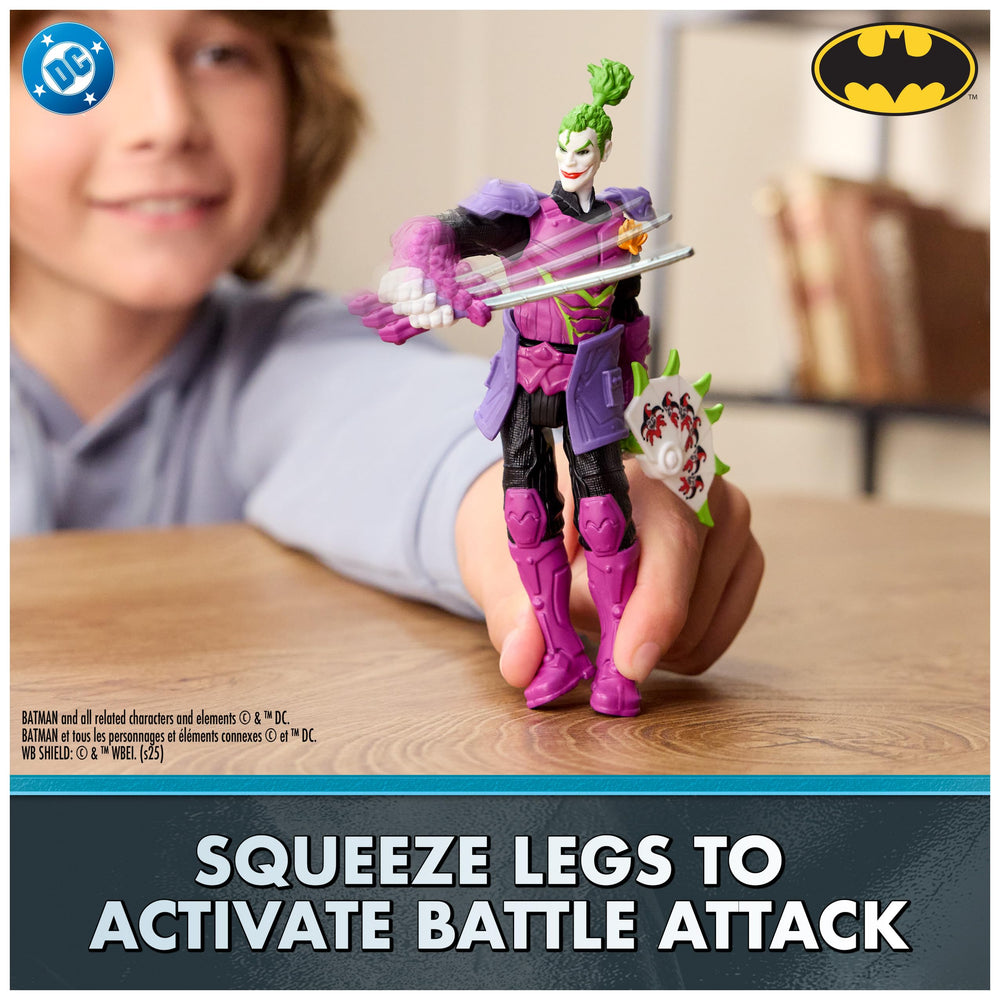 DC Comics Batman Ninja Strike figure with articulated head for expressive pretend scenarios.