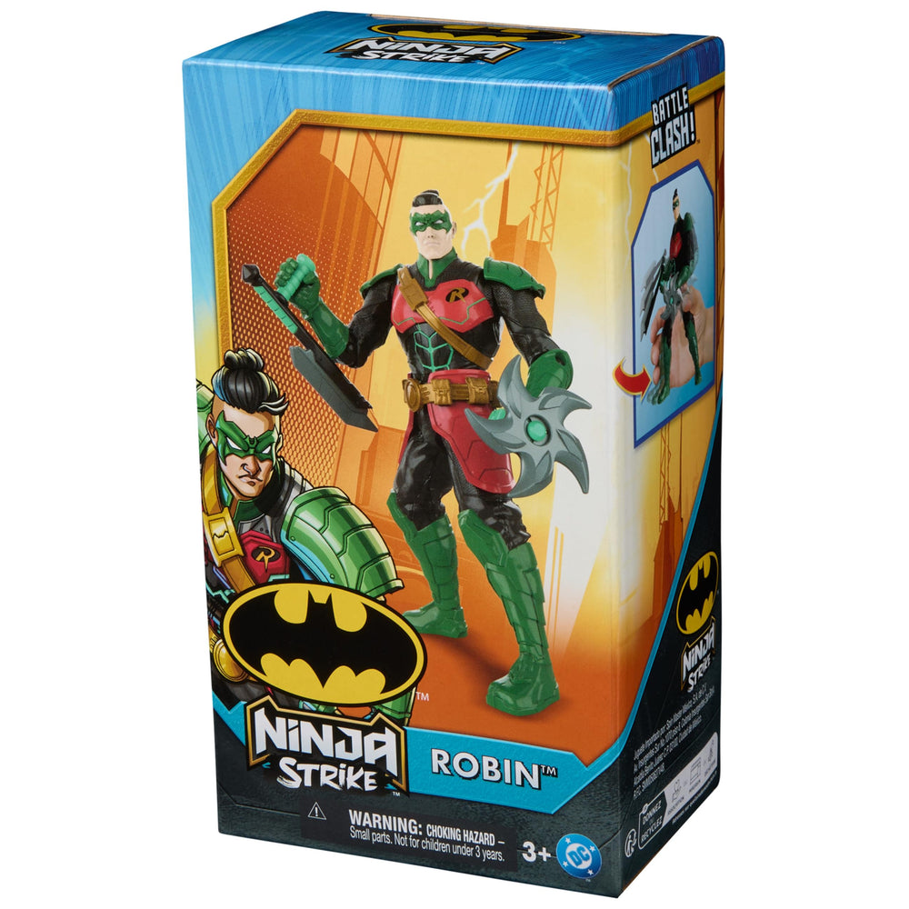 DC Comics Batman Ninja Strike Robin durable pose-ready figure for creative play.