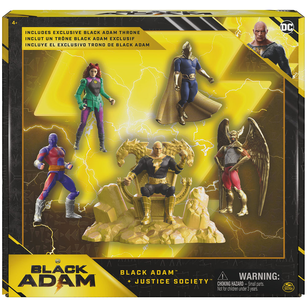 DC Comics Black Adam figure with dynamic pose for action-packed storytelling.