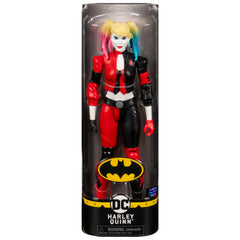 DC Comics Harley Quinn 12-inch action figure with detailed sculpt for authentic look.