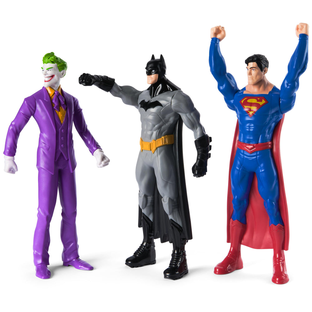 DC Comics Superman figure highlighting authentic comic styling