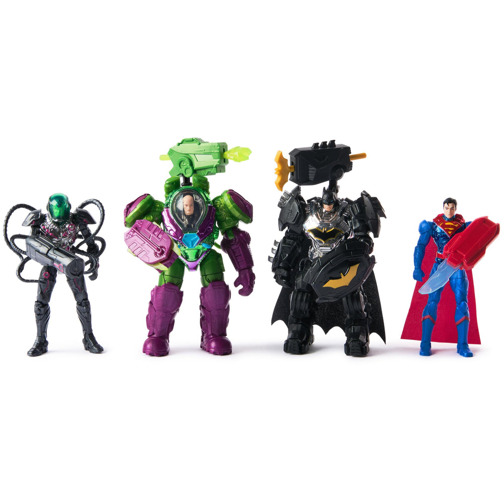 DC Comics Metal Force Brainiac figure with metallic finish ready for epic battles