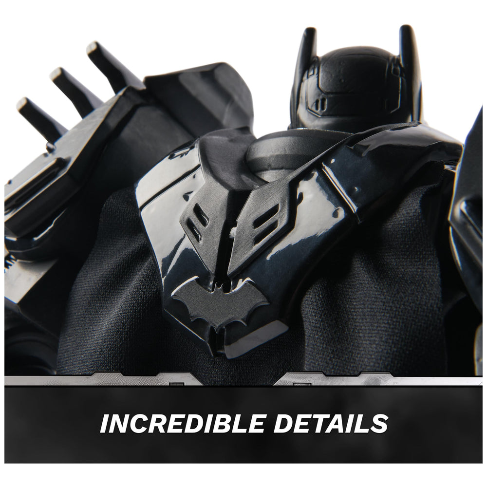 DC Comics Metal Force Superman armor detail shows shine and strength in hand.