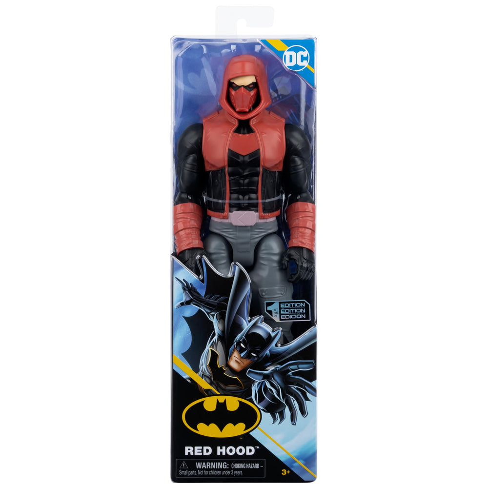 DC Comics Red Hood figure with articulation for dynamic poses.