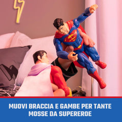 DC Comics Superman figure to collect with other heroes for adventures.