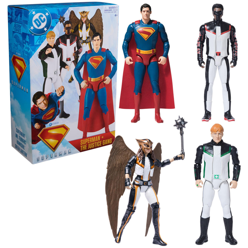 DC Comics Superman 12-inch figure front view for dynamic hero play