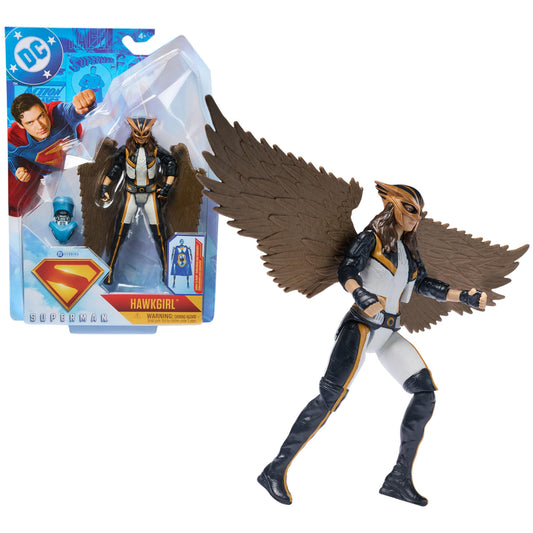 DC Comics Superman Hawkgirl 6-Inch figure front view for display and imaginative play