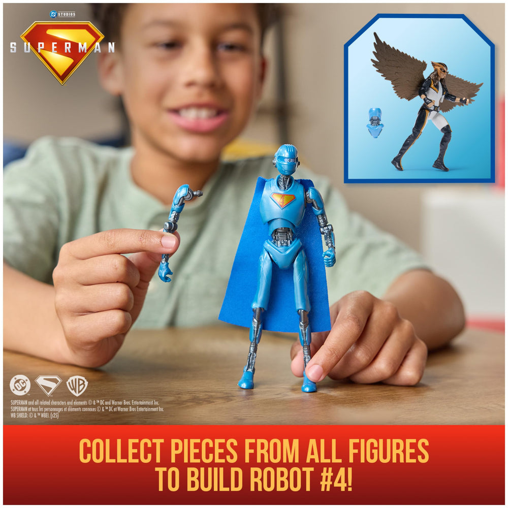DC Comics Superman Hawkgirl 6-Inch figure pose ability with 9 points of articulation