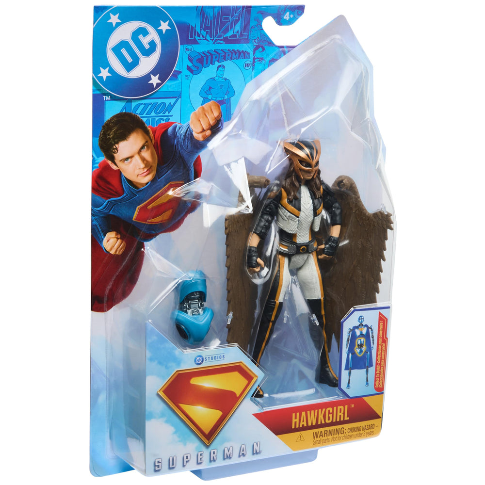 DC Comics Superman Hawkgirl 6-Inch figure side view for profile