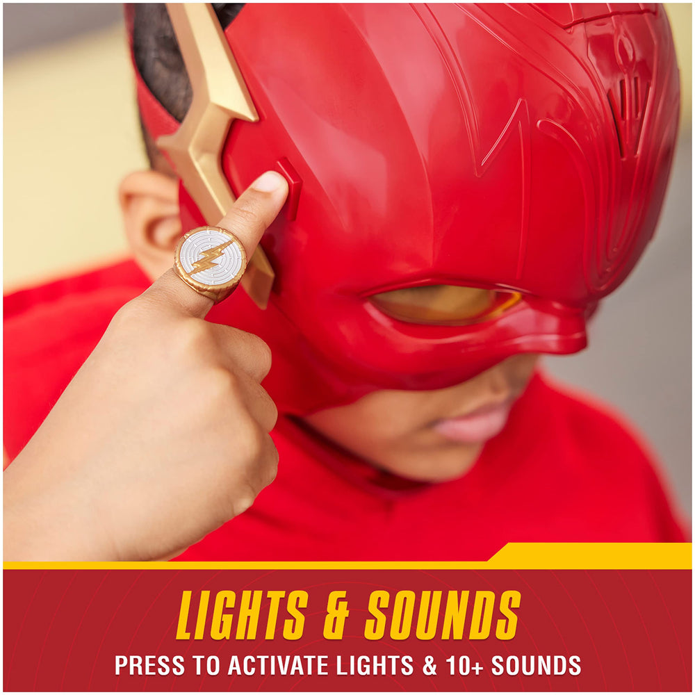 LED lights in The Flash set create dynamic action sequences for kids