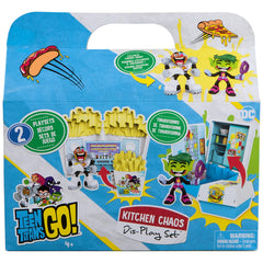 DC Comics TTG Kitchen Chaos kitchen setup sparks cooking adventures
