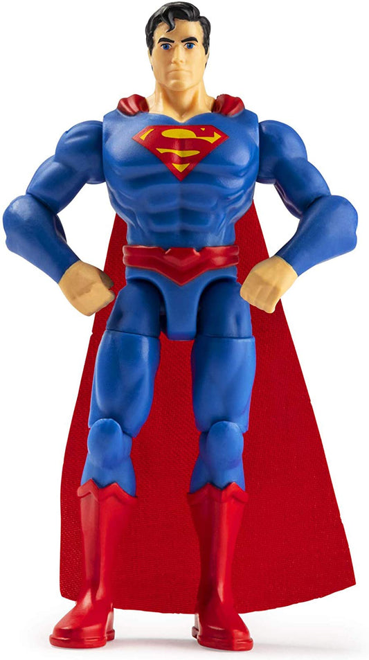 DC Shoes Superman figure front view shows detailed sculpt and 11-point articulation for dynamic posing.