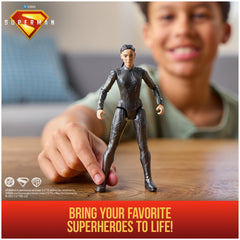 DC Comics Superman Engineer figure articulation enables dynamic poses for dramatic scenes.