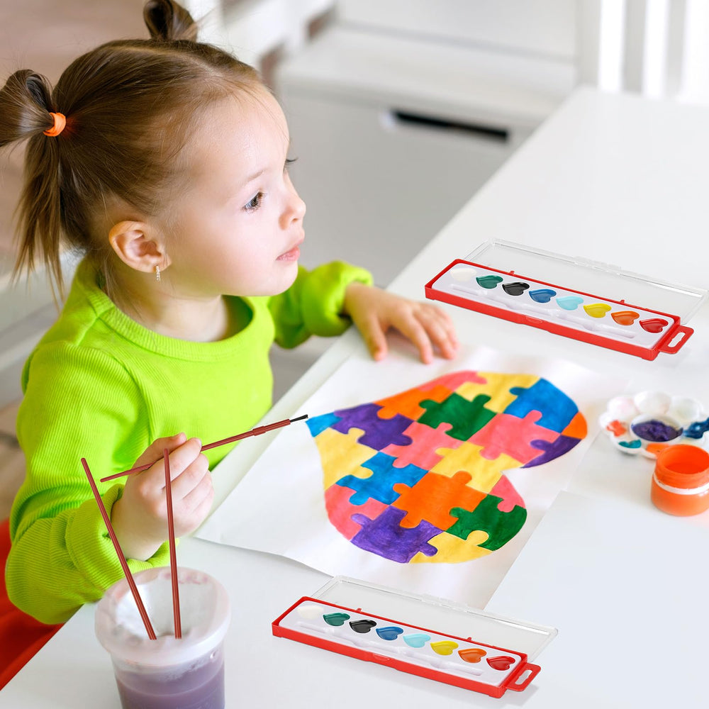 Dcocdeely washable paints deliver bright, translucent hues for classroom crafts.