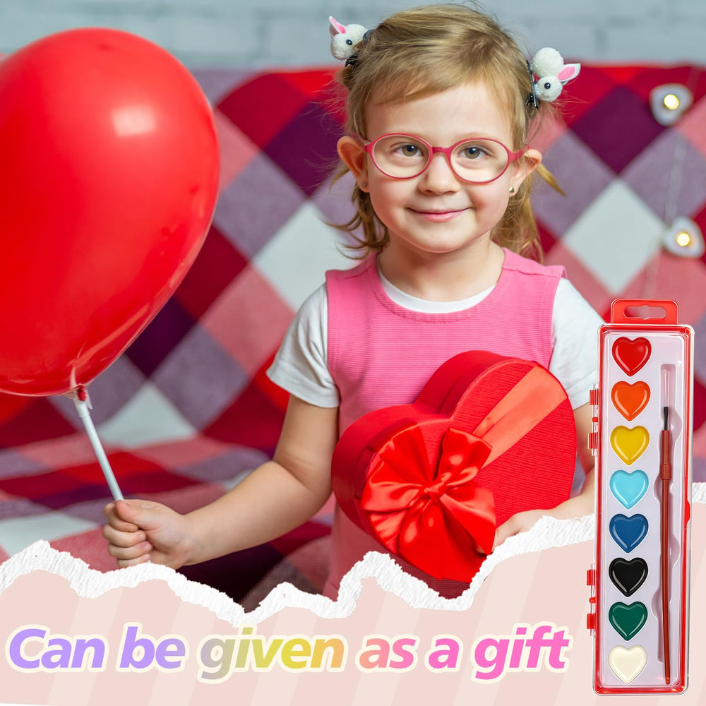 Dcocdeely Valentine art gift pack inspires creative activities at parties.