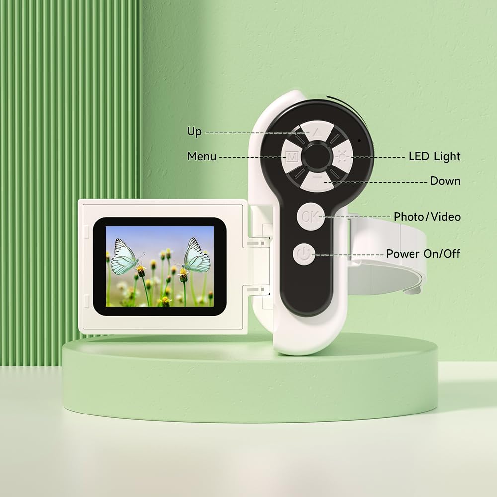 Dcorn telescope mode captures distant scenes with the 2-inch LCD