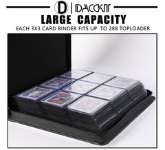 D DACCKIT binder spine with turquoise branding