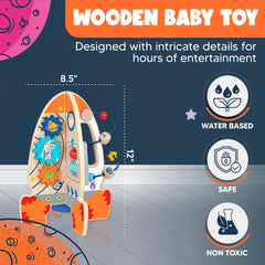 DDAKIN Rocket puzzle panel supports problem-solving and focus