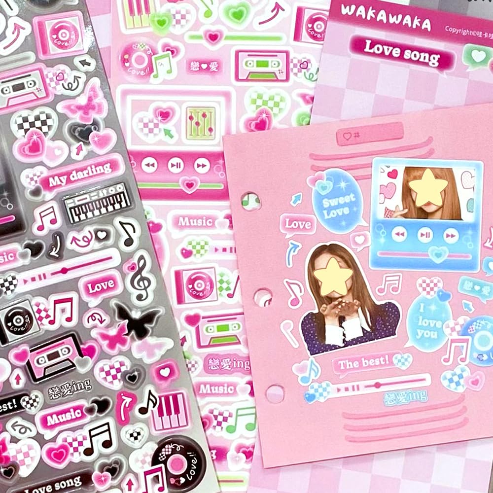 Ddayup cd sticker design adds retro charm to albums.