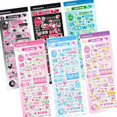 Ddayup versatile sticker set for teens and crafters.