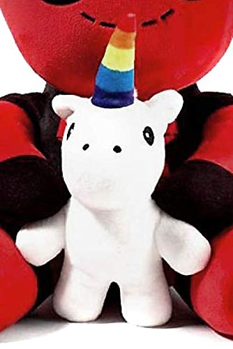 Deadpool with unicorn sidekick plush adds whimsical Marvel display