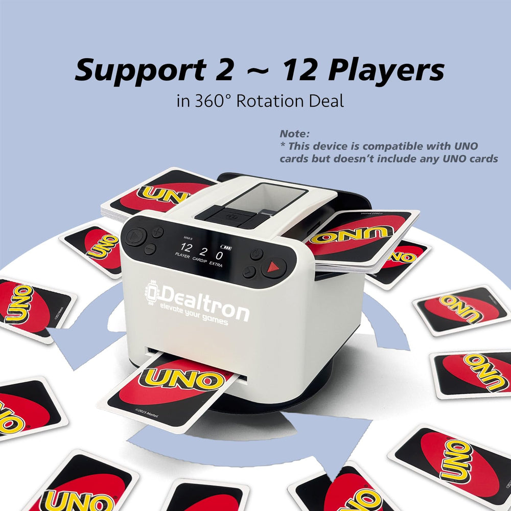 Dealtron rechargeable 5200mAh battery ensures multiple rounds between charges.