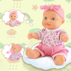 deAO Baby Doll Set bib for tidy, interactive playtime