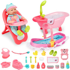 deAO Baby Doll Set shoes for dressing and imaginative play.