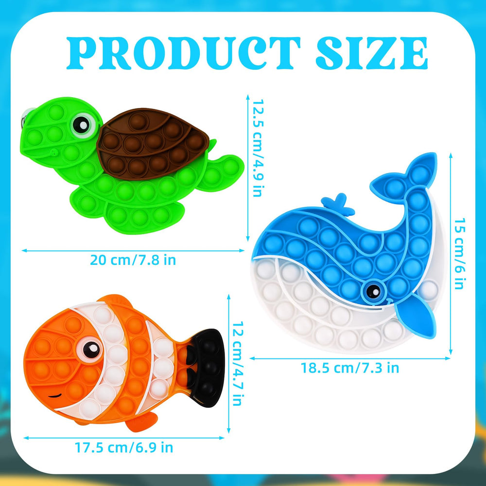 DEARIDAP turtle fidget toy front view promotes fine motor skills