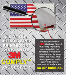 Decals by Haley outdoor bullet hole sticker, printed with UV inhibitors for long-lasting color