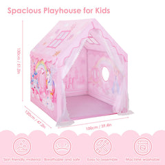 Decalsweet kids tent ventilated with front windows, airy and breathable.