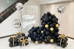 DECGOL latex balloons with easy assembly supplies included.
