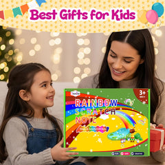 Decojoy scratch pads with 10 sheets enable multiple art projects.